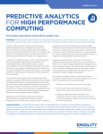 Predictive Analysis for High Performance Computing