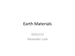 4 - Earth materials