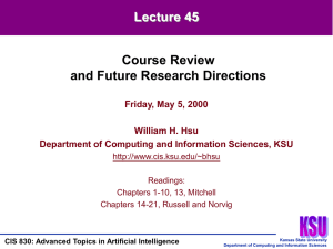Lecture 45 - KDD - Kansas State University