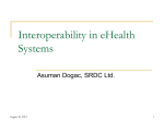 Interoperability in eHealth Systems