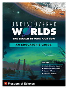 Undiscovered Worlds educators guide