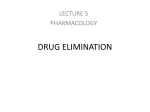DRUG ELIMINATION