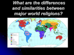 Comparitive Religions PowerPoint Example #1