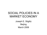 Social Policies in a Market Economy