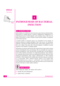 Lesson 8.Pathogenesis of Bacterial Infection