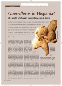 Guerrilleros in Hispania? - Universidad Autónoma de Madrid