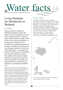 Living Wetlands - Department of Water