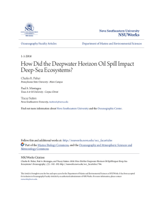 How Did the Deepwater Horizon Oil Spill Impact Deep