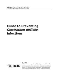 Guide to Preventing Clostridium difficile Infections