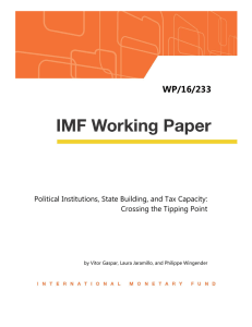Political Institutions, State Building and Tax Capacity: Crossing