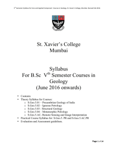 semester 5 - St. Xavier`s College