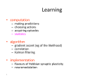 Learning and Meta-learning - Gatsby Computational Neuroscience