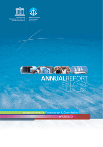 Intergovernmental Oceanographic Commission of UNESCO: annual