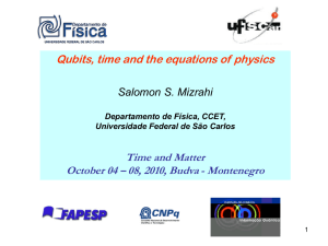 The qubits and the equations of physics