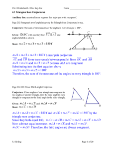 Ch 4 Worksheet L1 Rev Key