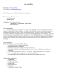 APESD - Syllabi