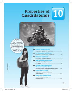 Properties of Quadrilaterals 10