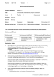 91159 Demonstrate understanding of gene expression