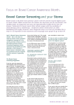 Bowel Cancer Screening and your Stoma