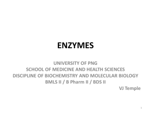 ENZYMES - Victor Temple