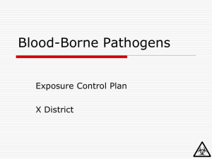 Blood Borne Pathogens - Moberly School District