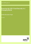 Ensuring the UK`s Food Security in a Changing World