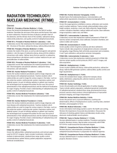 Radiation Technology/Nuclear Medicine (RTNM)