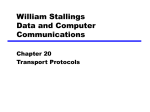 Chapter 20 Transport Protocols