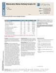 Mitochondrial Marker Antibody Sampler Kit