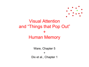 Lecture: Visual Salience and Attention, W5 - ppt