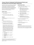 clinical practice guidelines for beta-blocker prophylaxis following an