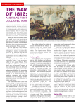 The War of 1812: America`s First Declared War
