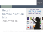 Retail Communication Mix