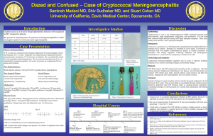 Cryptococcosis is an invasive fungal opportunistic infection well