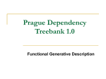 Prague Dependency Treebank 1.0 Functional Generative Description