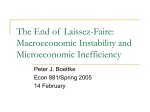 The End of Laissez-Faire: Macroeconomic Instability and