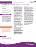 Oxaliplatin (for adjuvant treatment of colorectal cancer)