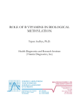 Role of B vitamins in biological methylation – hdri