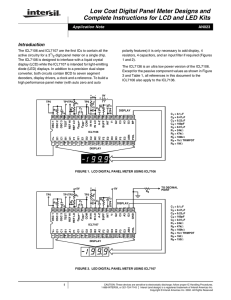 AN023: Low Cost Digital Panel Meter Designs