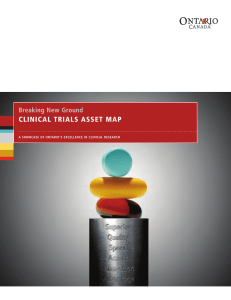 clinical trials asset map