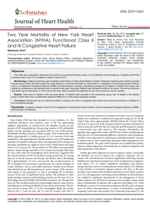 Functional Class IIand III Congestive Heart Failure