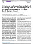 CO2, the greenhouse effect and global warming: from the