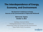 The Interdependence of Energy, Economy, and Environment