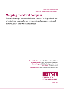 Mapping the Moral Compass