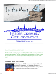 October 2014 Newsletter - Fredericksburg Orthodontics