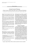 Central Corneal Thickness