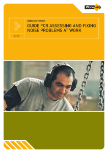 guide for assessing and fixing noise problems at