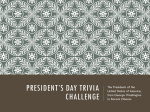 President`s Day Trivia Challenge - fchs