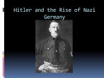 Hitler and the Rise of Nazi Germany - Spring