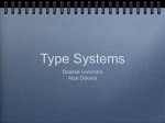 Type Systems